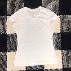 White athletic shirt